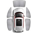 車用サンシェード マツダ MAZDA6 ステーションワゴンGJ系 に適用 マツダ6 フロントサンシェード MAZDA6 ステーションワゴン サイドサンシェード 遮光シェード 車窓日よけ 車中泊 仮眠 マルチサンシェード 全窓用 6層構造 断熱 紫外線 プライバシー保護 簡単着脱