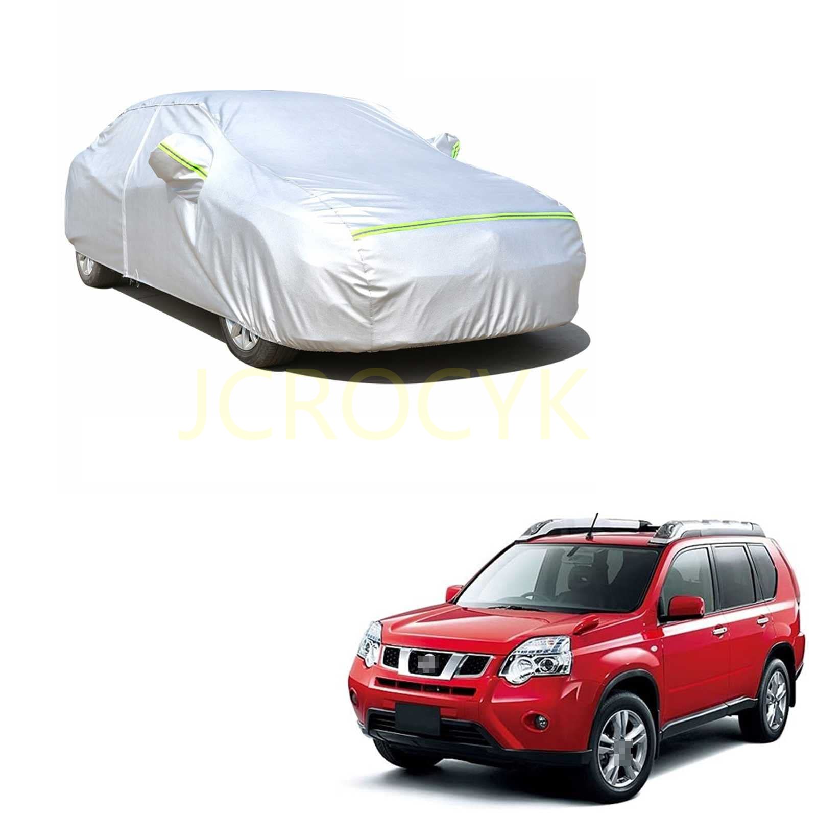 カーカバー ニッサン エクストレイル T31 TNT31 NT31 DNT31 2007年8月〜2013年11月 専用カバー 純正 カーボディカバー 全天候型保護カーカバー UVカット 凍結防止カバー 防水 防塵 スクラッチ耐性 (収納袋付)
