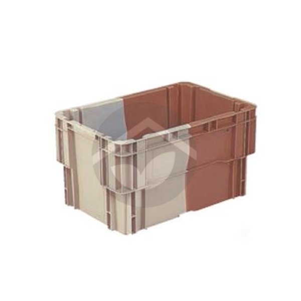 サンコー 三甲 SNコンテナーNESシステム N#44(水抜き孔有) Aグレー/ブラウン 204405