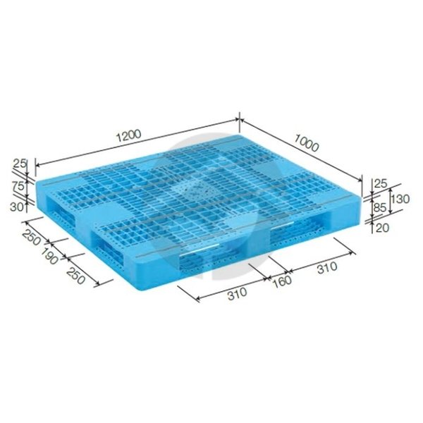 サンコー 三甲 TP専用パレット D4-1012-7 ライトブルー 812214-01