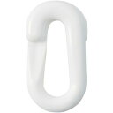 プラスチックチェーン用ジョイント 白 28×53.5(線径8Φ) 2個組 284151 日本緑十字