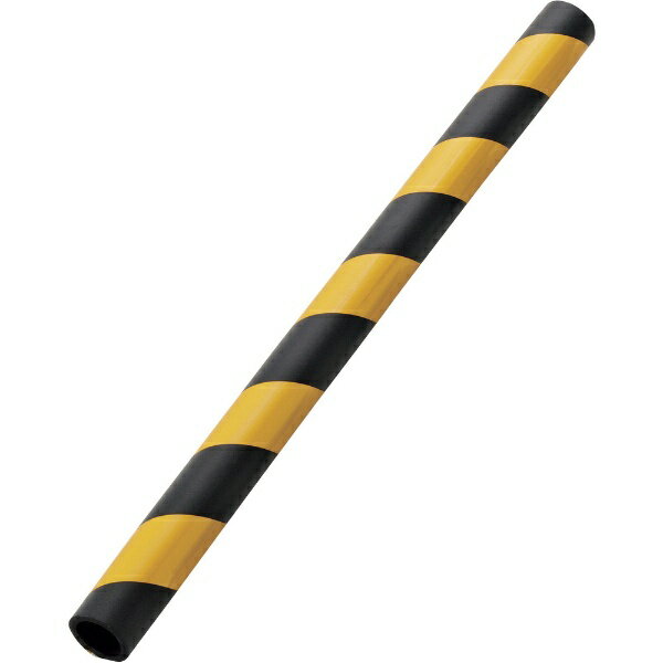 Rakuten - トラ柄パイプクッション（反射タイプ） 黄／黒 70（50）Φ×1000mm 247024　日本緑十字