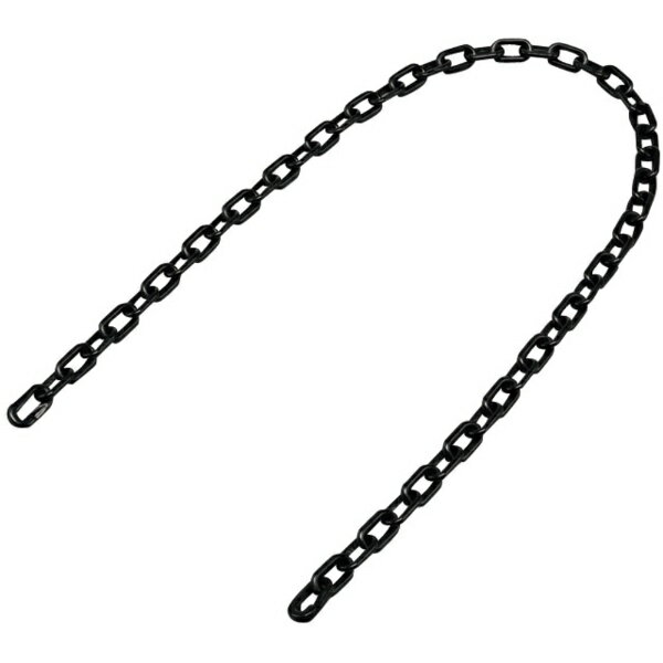 樂天商城 - プラスチックチェーン 黒 長さ1.2m 線径6mmΦ ポリエチレン 284034　日本緑十字