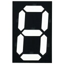 デジタル型数字表示板（マグマック） マグネット切替式 140×90mm 229002 日本緑十字