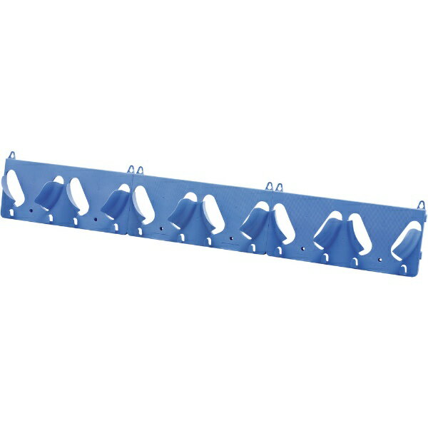 樂天商城 - ヘルメットラック 6個掛け用 240×1650 壁掛式 ポリプロピレン 241050　日本緑十字