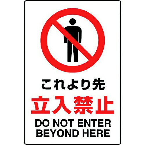 樂天商城 - JIS規格標識 これより先立入禁止 802-041A ユニット