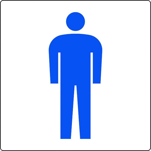 Rakuten - トイレ表示 小 男子 842-65A ユニット