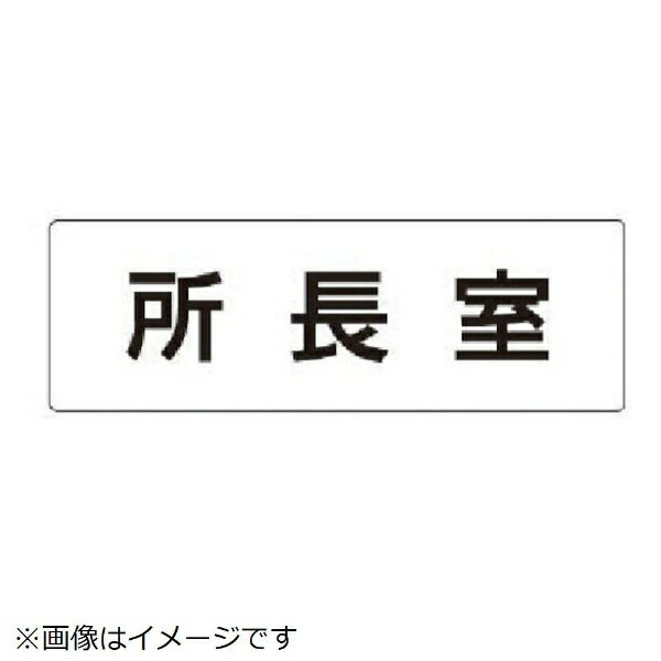 室名表示板 所長室 アクリル（白 50×150×2厚 RS1-56 ユニット(4.0)