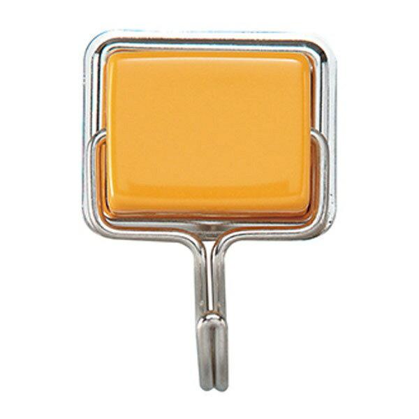 ■バッグ・小物・鍵などを吊り下げられるマグネットハンガー ■カラフルな色でお子さまのお部屋にも似合います ■粘着剤付きの鉄板も付いているので、鉄部だけでなく木やガラス等にも使用できます ■フックが固定されていないので、壁面だけではなく天井にも使えます ■サイズ：33×26×15（mm） ■重量：62g ■パッケージサイズ：115×70×25（mm） ■パッケージ重量：72g ■材質：磁石/磁石以外・鉄