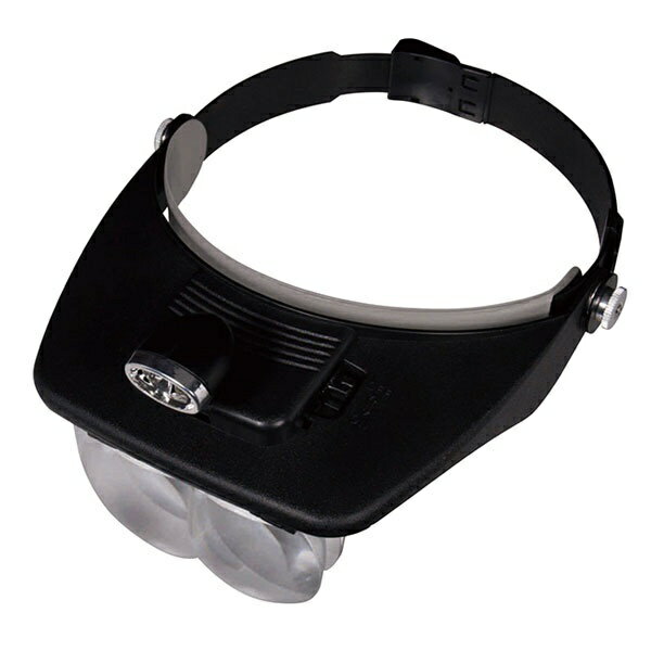 樂天商城 - シンワ測定 ルーペ W-5 双眼ヘッドルーペ LED付 75737