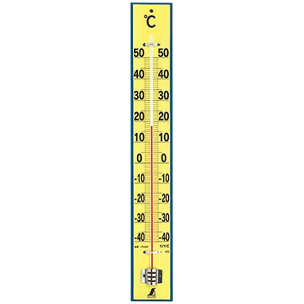 シンワ測定 温度計 木製 60cm 寒暖計 75920