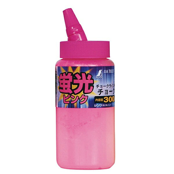 樂天商城 - シンワ測定 ハンディチョークライン用蛍光ピンク300g 78029