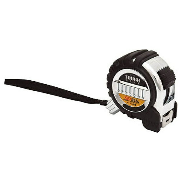 ■衝撃吸収プロテクターを装備しています。 ■長寿命ナイロンコートテープ仕様です。 【仕様】テープ長さ(m)：5.5、テープ幅(mm)：25、水平保持(m)：2.45、質量(g)：340移動爪、ロックタイプ、JIS1級、両面目盛、455mmピ...