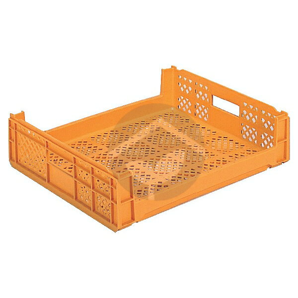 サンコー 三甲 鶏卵資材 卵パックシステム サンテナーD#45 オレンジ 104600