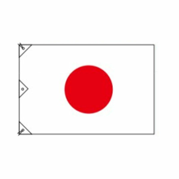 日章旗　中　900×1250　布製　東京化成製作所(4.0)