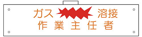 カバー付腕章(ハトメ・安全ピン・ヒモ付) 材質：軟質ビニール製 サイズ：90×360mm