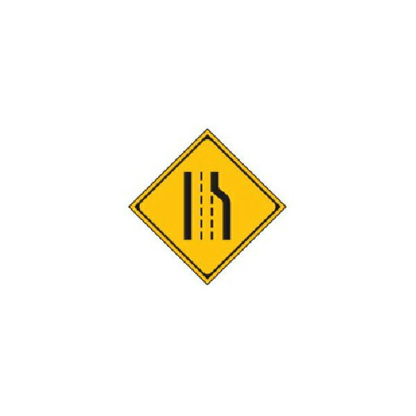 樂天商城 - 工事用標識 車線数減少 右 K-211-05