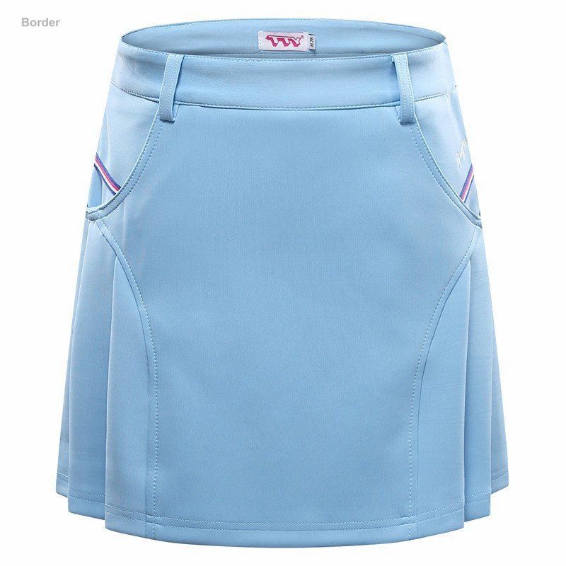 ゴルフスカートミニゴルフスカートペチパンツ付属ストレッチゴルフウェアGOLFスカートレディースファッションペチパンツ付属アウトドアスカート