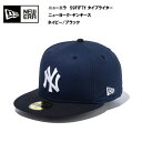 【9/4〜期間限定セール対象商品】ニューエラ 13516103 59FIFTY タイプライター ニューヨーク・ヤンキース ネイビー×ブラック メンズ キャップ ...