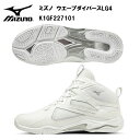 【サイズ交換片道送料無料】【セール価格】ミズノ ウエーブダイバース LG4 ホワイト×シルバー (K1GF227101) レディス レディース フィットネスシュ...