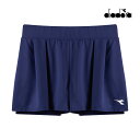 diadora レディース キュロットスカート・アイコン W(インナー・ボールポケット付) D10218078460003 2024FW ブルーニューヨーク D...