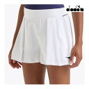 diadora レディース キュロットスカート・アイコン W(インナー・ボールポケット付) D10218078420002 2024FW ホワイト DIA DR...
