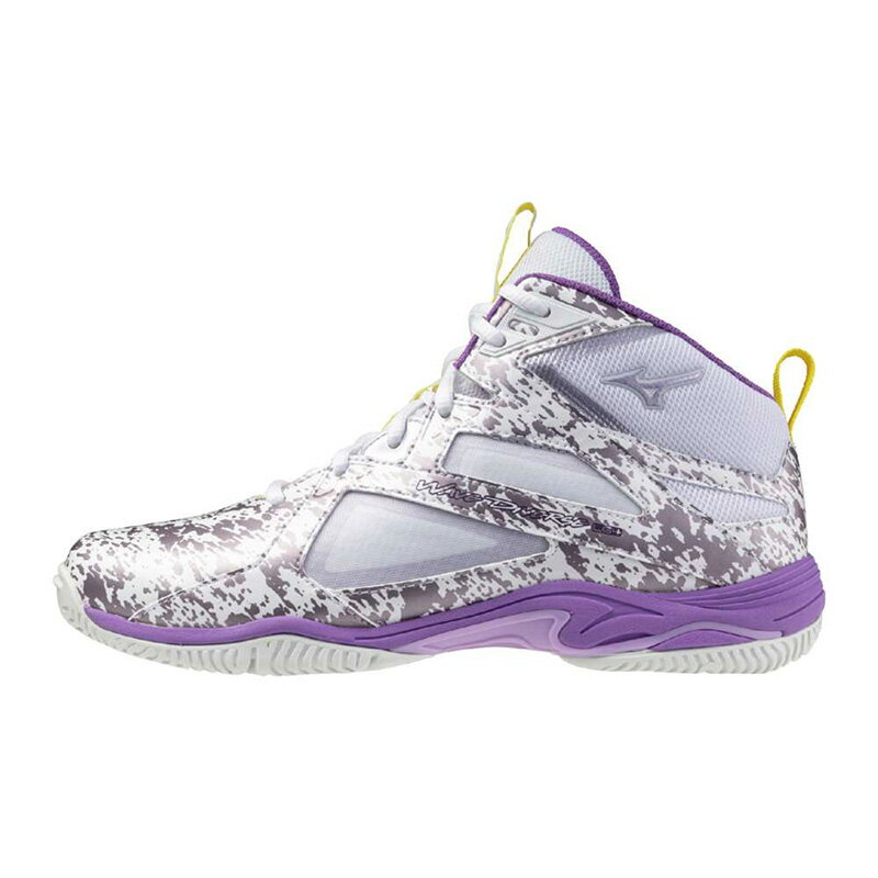 【サイズ交換片道送料無料】24FW ミズノ ウエーブダイバース LG4 Ltd ホワイト×パープル×イエロー(K1GF247551) レディス レディース メンズ ユニセックス フィットネスシューズ フィットネス シューズ ウェーブダイバース ダイバース レディ 限定カラー 2024秋冬 新作 限定