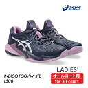 ASICS コート FF 3 オールコート 1042A220-500 2025SS レディース テニス シューズ アシックス COURT FF 3 インディゴフ...