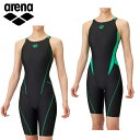 アリーナ 25SS <AS5SRC53L> 【WA承認】 レーシングワンピーススパッツ(オープンバック・ハーフレッグ)競泳水着 arena ワンピース水着 レディース レディス AQUA RACING 公式大会出場可 カップ無し(4)