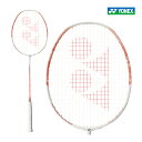 YONEX ナノフレア300 NF-300-210 2025SS ホワイト/サーモンピンク (210) バドラケ バドミントン バドミントンラケット ラケット ヨネックス NANOFLARE 300 エントリー 初心者
