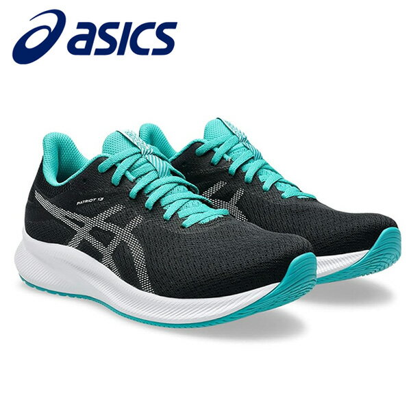 アシックス PATRIOT13 ランニングシューズ レディース 25SS ブラック (1012B312-008) asics パトリオット スニーカー 軽量 おすすめ 初心者