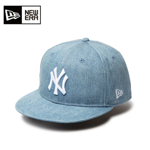 【楽天ブラックフライデー★最大2000円OFFクーポン】ニューエラ 9FIFTY Denim ニューヨーク・ヤンキース ユニセックス キャップ 25SS ウォッ...
