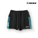 【ポスト投函対応】ADMIRAL レディース サイドライングラフィックショーツ ATLA506-010 2025SS ブラック 吸水速乾 ストレッチ UVカット アドミラル WOMEN テニスウェア バドミントン ソフトテニス