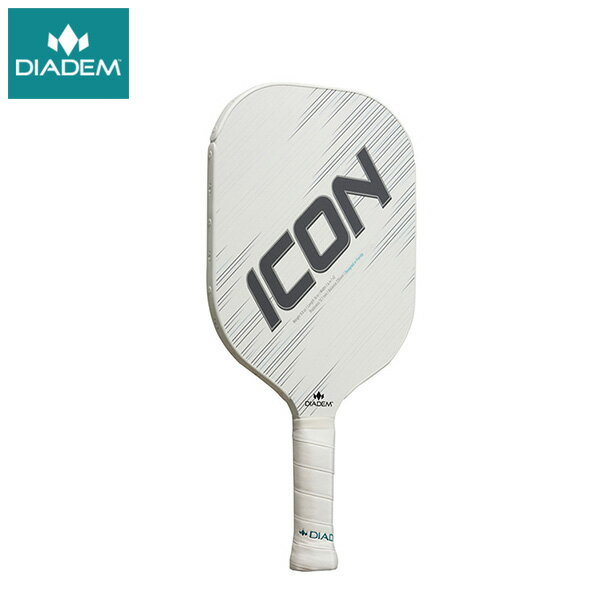 樂天商城 - 【20日0時〜マラソン終了まで！最大2000円OFFクーポン】DIADEM Icon V2 ピックルボールパドル ホワイト TPA004 ダイアデム PICKLEBALL PADDLE ラケット アイコン WHITE 白