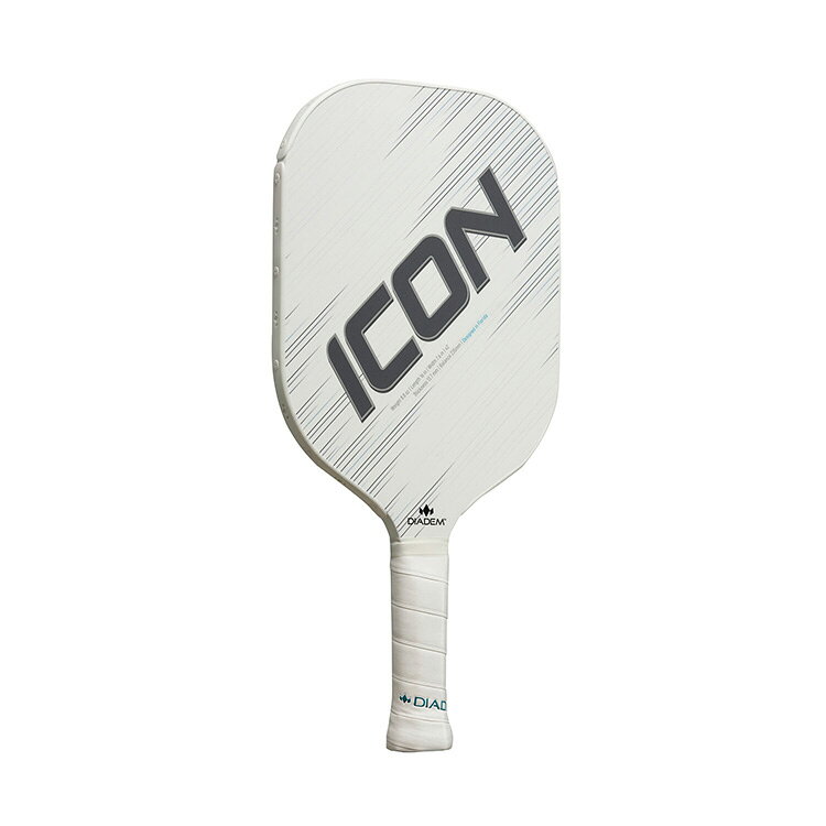 ランニング専門店 A(エース)の【8/12~16限定！最大2000円OFFクーポン】DIADEM Icon V2 ピックルボールパドル ホワイト TPA004 ダイアデム PICKLEBALL PADDLE ラケット アイコン WHITE 白｜アングル2