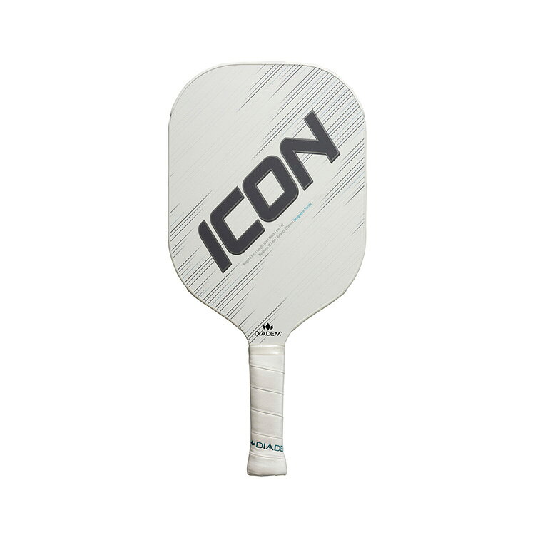 ランニング専門店 A(エース)の【8/12~16限定！最大2000円OFFクーポン】DIADEM Icon V2 ピックルボールパドル ホワイト TPA004 ダイアデム PICKLEBALL PADDLE ラケット アイコン WHITE 白｜アングル3