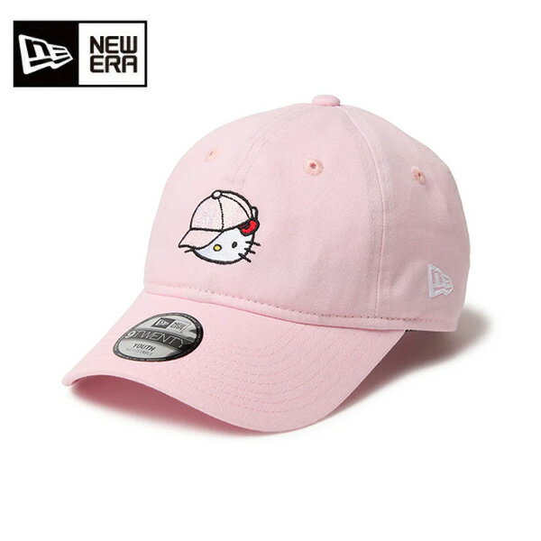 【マラソン限定！最大1000円OFFクーポン】ニューエラ Youth 9TWENTY HELLO KITTY キャップ キッズ 25SS ピンク 14348578 帽子 920 キティ 子供用 ユース ガール ボーイ
