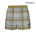 【ポスト投函対応】St.Christopher レディース ブロックチェックゲームショートパンツ STC-BEW2424 2025SS シナモン(CN) セント...