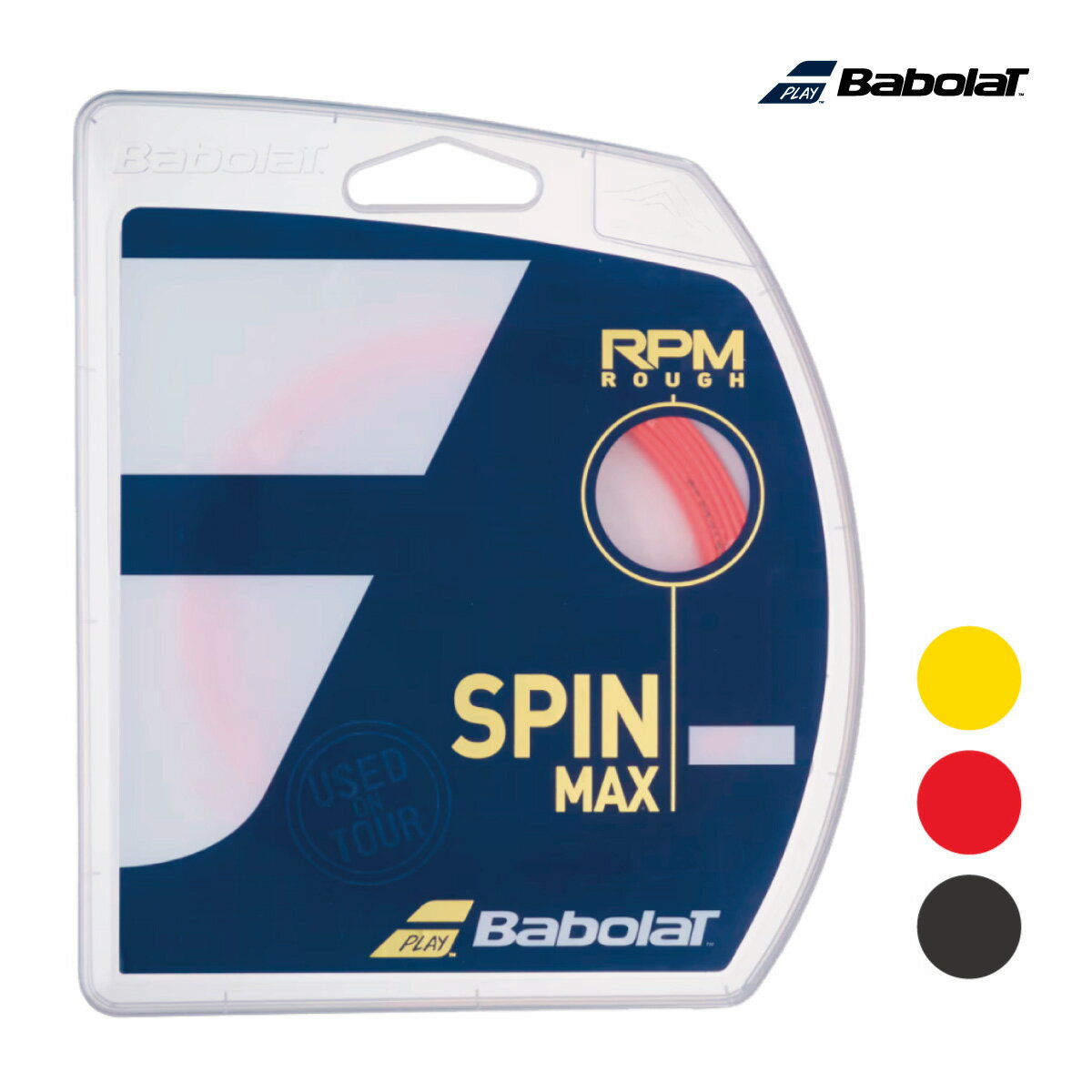 Rakuten - 【スーパーSALE限定！最大2000円OFFクーポン】BABOLAT　RPM Rough 12M　バボラ　RPMラフ　125/130　テニスストリング　単張り　硬式　ガット　ポスト投函対応