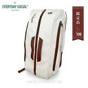 EVERYDAY SOCIAL コートサイドパドルバッグ 限定品 セピア ピックルボール バックパック エブリデイソーシャル