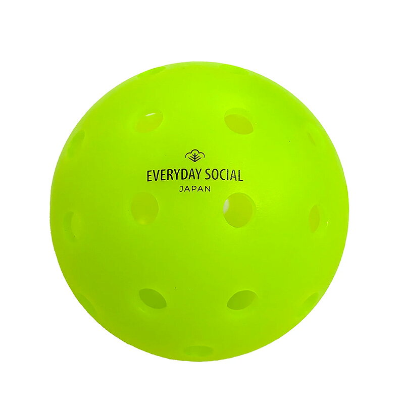 ランニング専門店 A(エース)の【8/12~16限定！最大2000円OFFクーポン】EVERYDAY SOCIAL ピックルボール THE ASAMA CLASSIC 屋外用ボール 40hole 12個入 ネオングリーン 緑 アウトドア イエロー エブリデイソーシャル｜アングル3