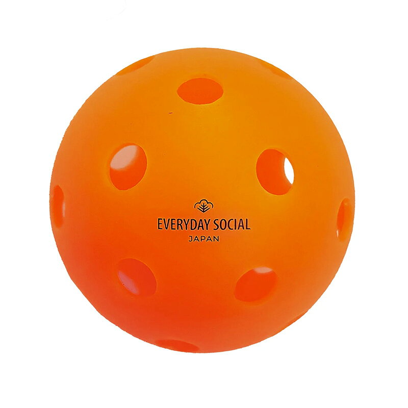 ランニング専門店 A(エース)の【8/12~16限定！最大2000円OFFクーポン】EVERYDAY SOCIAL ピックルボール THE ASAMA CLASSIC 屋内用ボール 26hole 12個入 オレンジ色 インドア用 エブリデイソーシャル｜アングル3