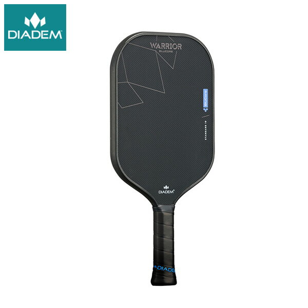 Rakuten - 【スーパーSALE限定！最大2000円OFFクーポン】DIADEM ピックルボールパドル WARRIOR BLUCORE MAX19 25FW ブラック TPA020 ダイアデム PICKLEBALL PADDLE ラケット ウォーリアー ブルーコア マックス19