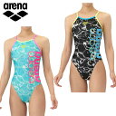 アリーナ 【team arena|ECOタフ】トレーニングワンピース レディース 25FW ブラック ブルー AS5FWM02L 練習用水着 チームアリーナ ト...