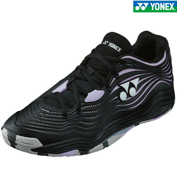 YONEX パワークッションフュージョンレブ5メンAC SHTF5MAC/537 ブラック×パープル POWER CUSHION FUSIONREV オールコート 2