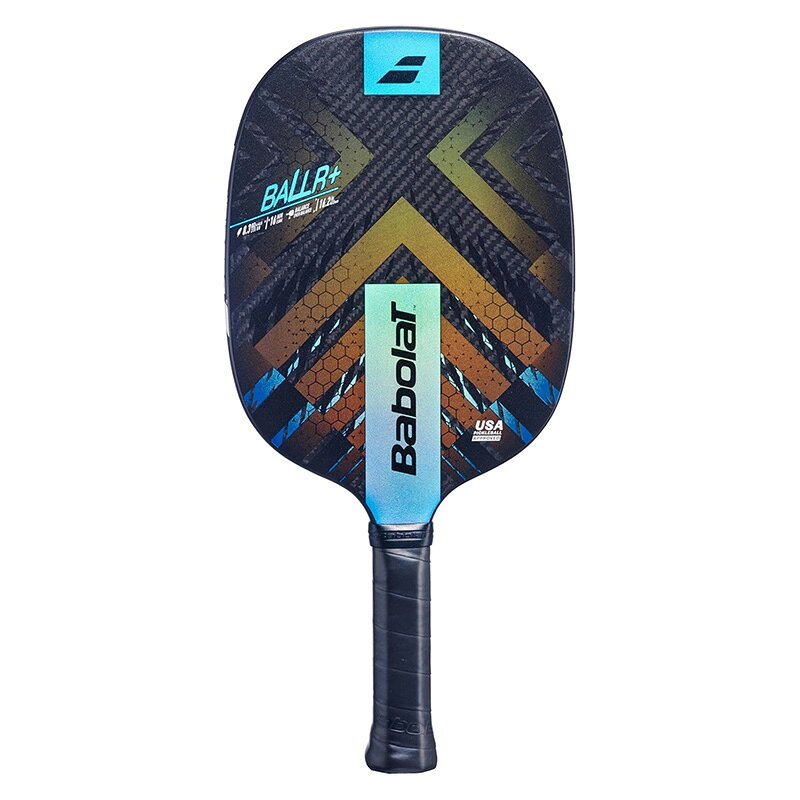 ランニング専門店 A(エース)の【8/12~16限定！最大2000円OFFクーポン】Babolat ピックルボールパドル PADDLE BALLR+ 1600022 ブラック/ブルー ボール+ バボラ ラケット｜アングル2