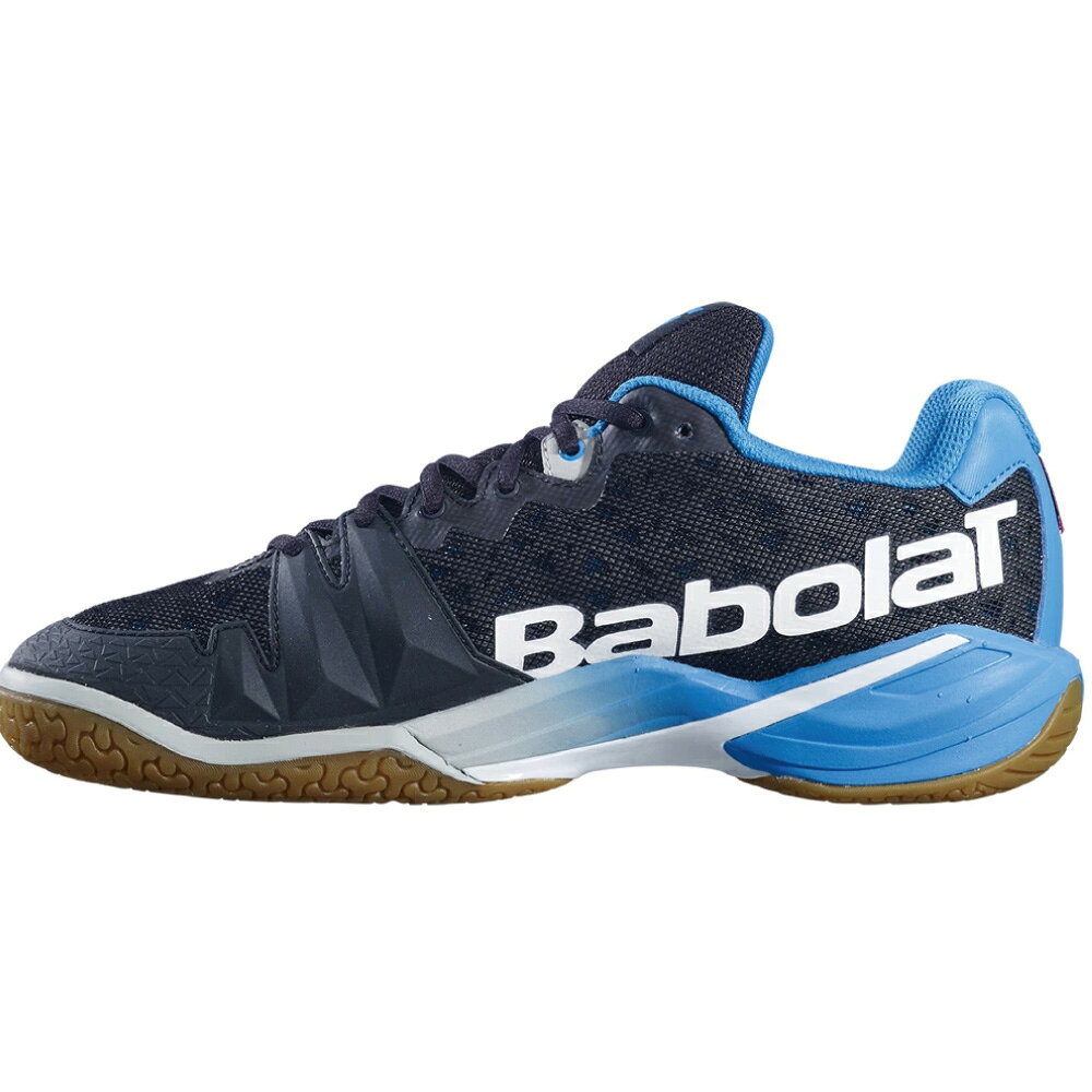 BABOLAT　シャドウ ツアー メンズ　ブラック×ブルー　30F2101-2033　バボラ　SHADOW TOUR Mens　体育館　室内用　室内シューズ　バドミントン用　バドミントンシューズ