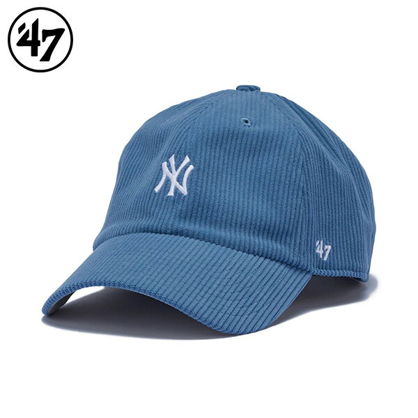 【楽天ブラックフライデー★最大2000円OFFクーポン】47 キャップ クリーンナップ ニューヨーク・ヤンキース Corduroy コーデュロイ ベースランナー...
