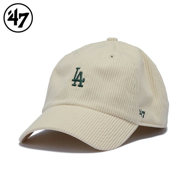 【楽天ブラックフライデー★最大2000円OFFクーポン】47 キャップ クリーンナップ ロサンゼルス・ドジャース Corduroy コーデュロイ ベースランナー...