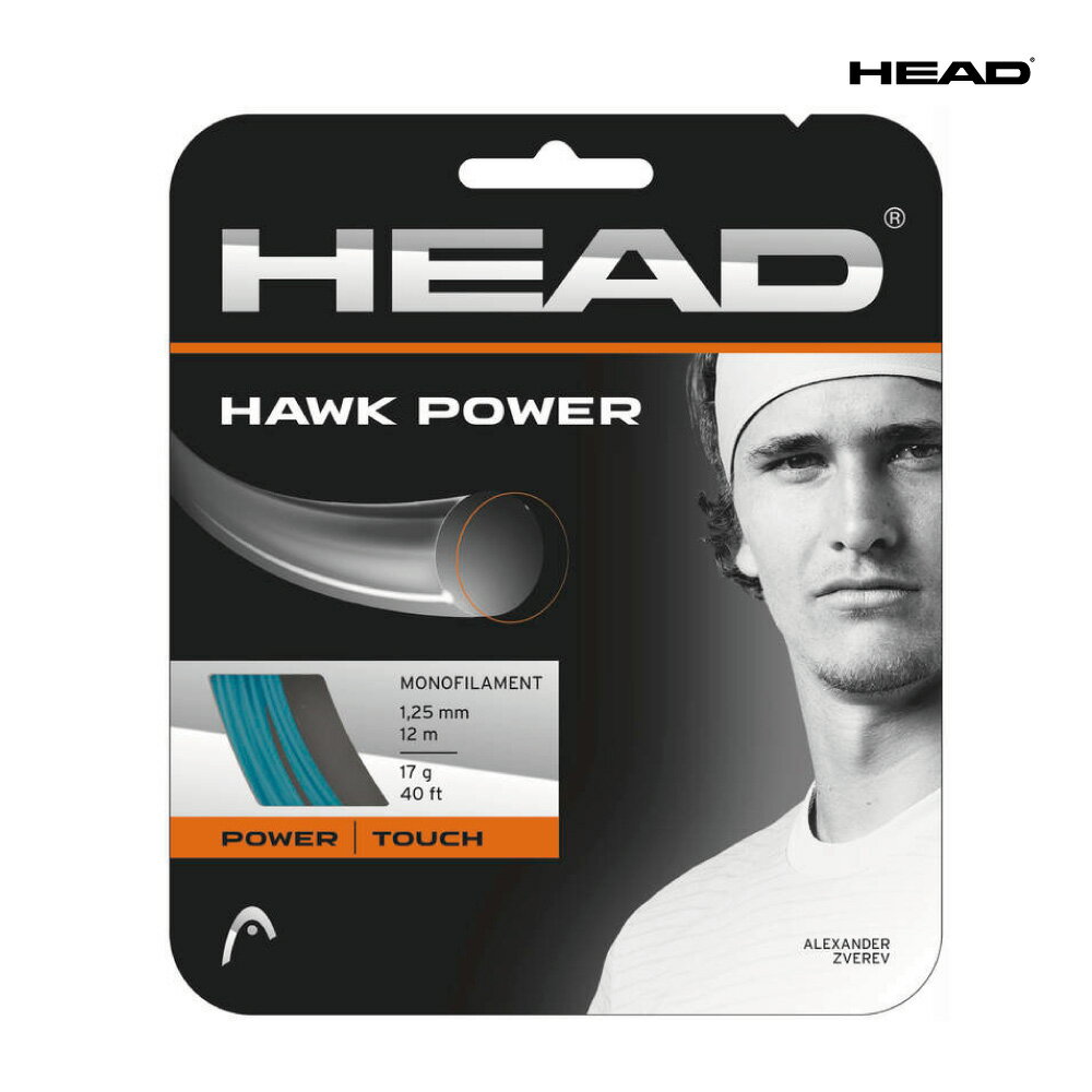 【4日10時~6日限定！最大2000円OFFクーポン】HEAD　HAWK POWER　ホークパワー 12m　ヘッド　281022　硬..